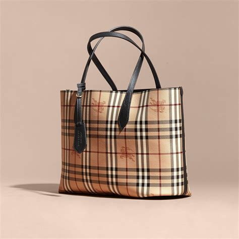 burberry small black tote|burberry classic tote bag.